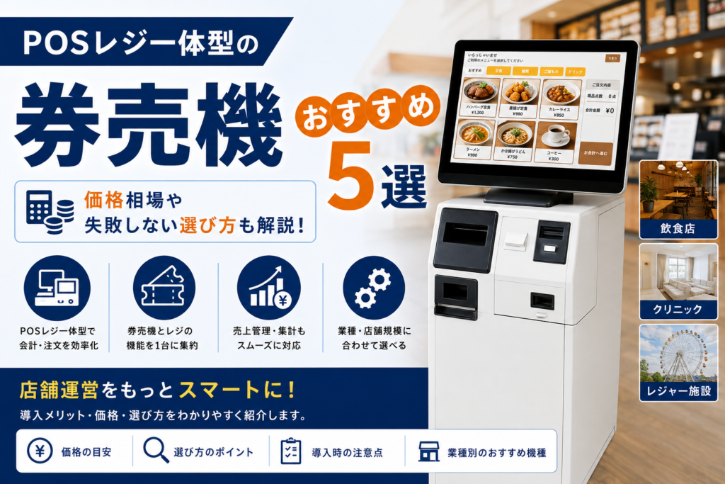 POSレジ一体型券売機