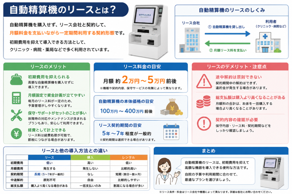 自動精算機のリース価格