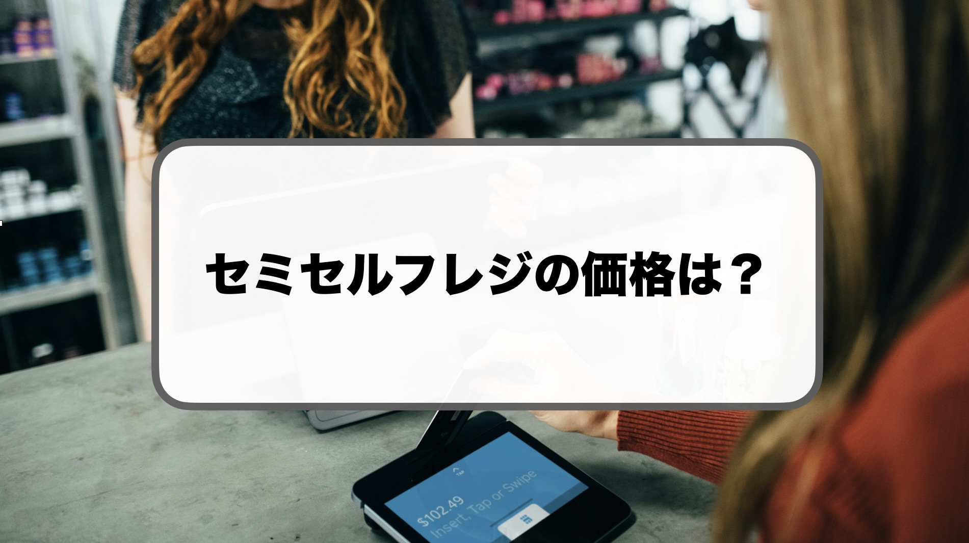 セミセルフレジの価格