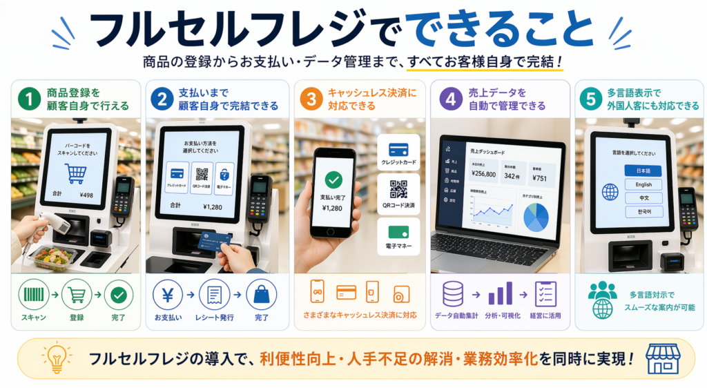 フルセルフレジでできること