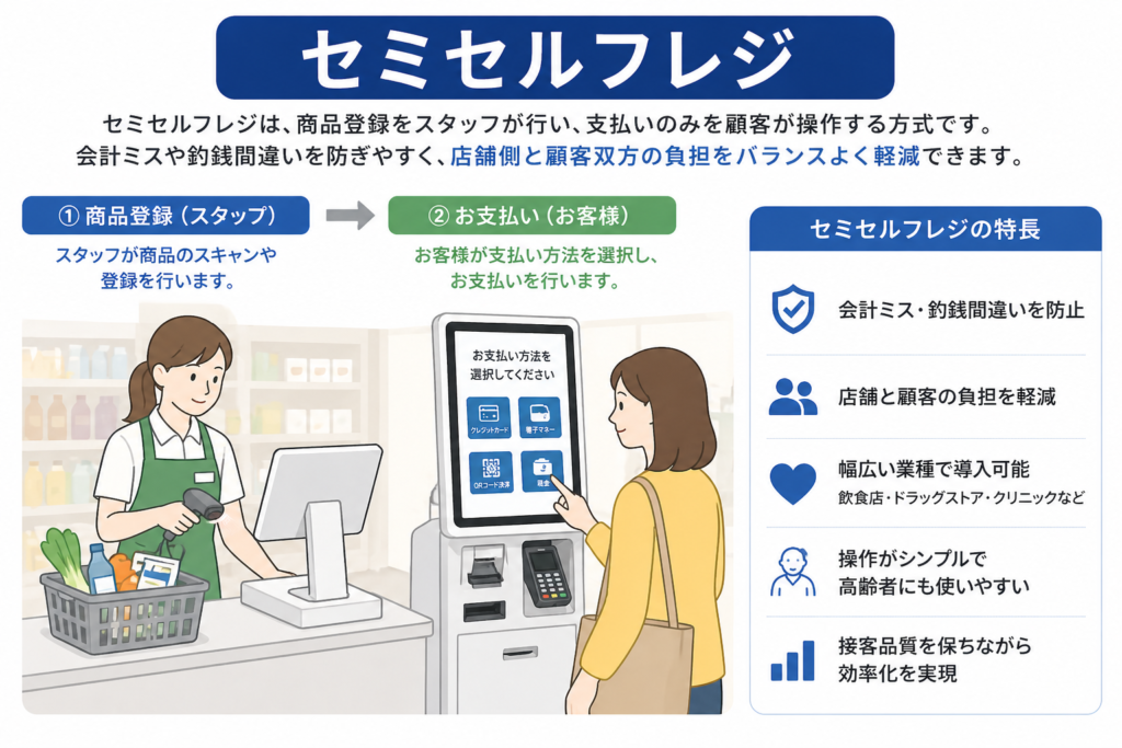 セミセルフレジ