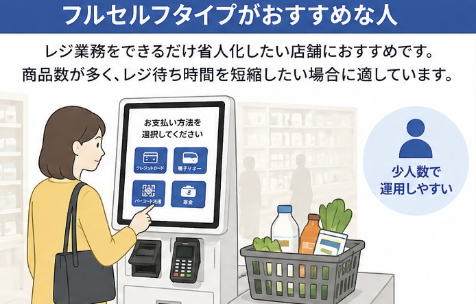 フルセルフタイプがおすすめな人
