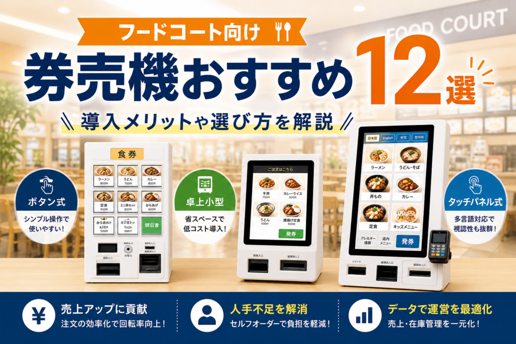 フードコート券売機