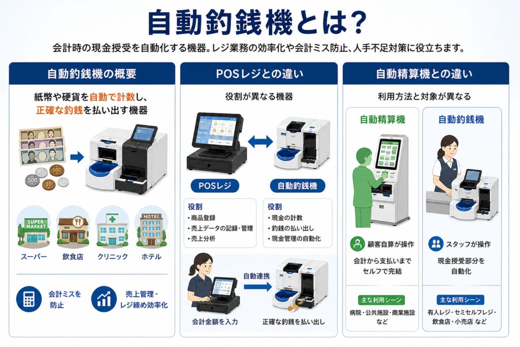 自動釣銭機とは？