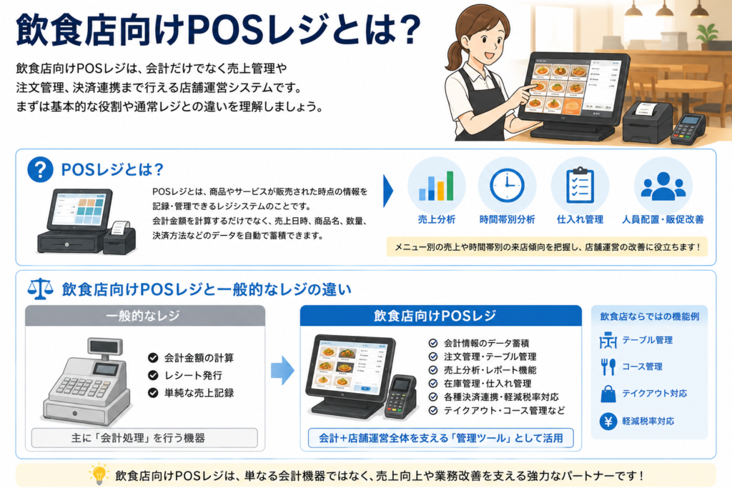 飲食店向けPOSレジとは？