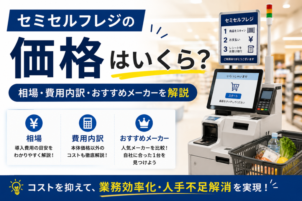 セミセルフレジの価格