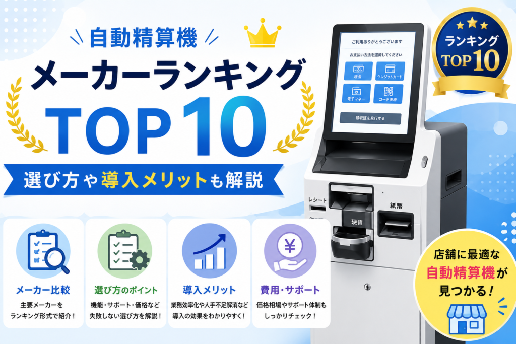 自動精算機メーカーランキング