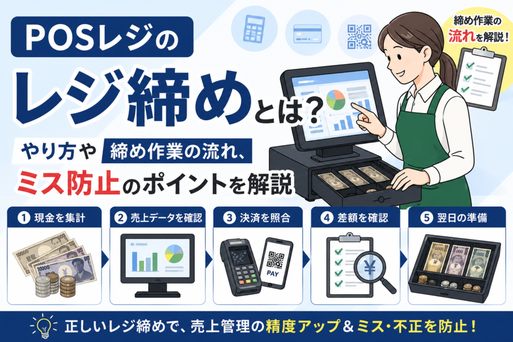 POSレジのレジ締め