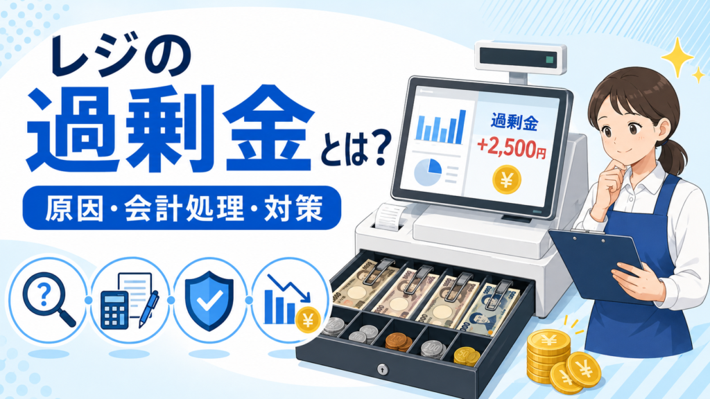 レジの過剰金とは？原因・会計処理・対策・過不足金を減らす方法を徹底解説