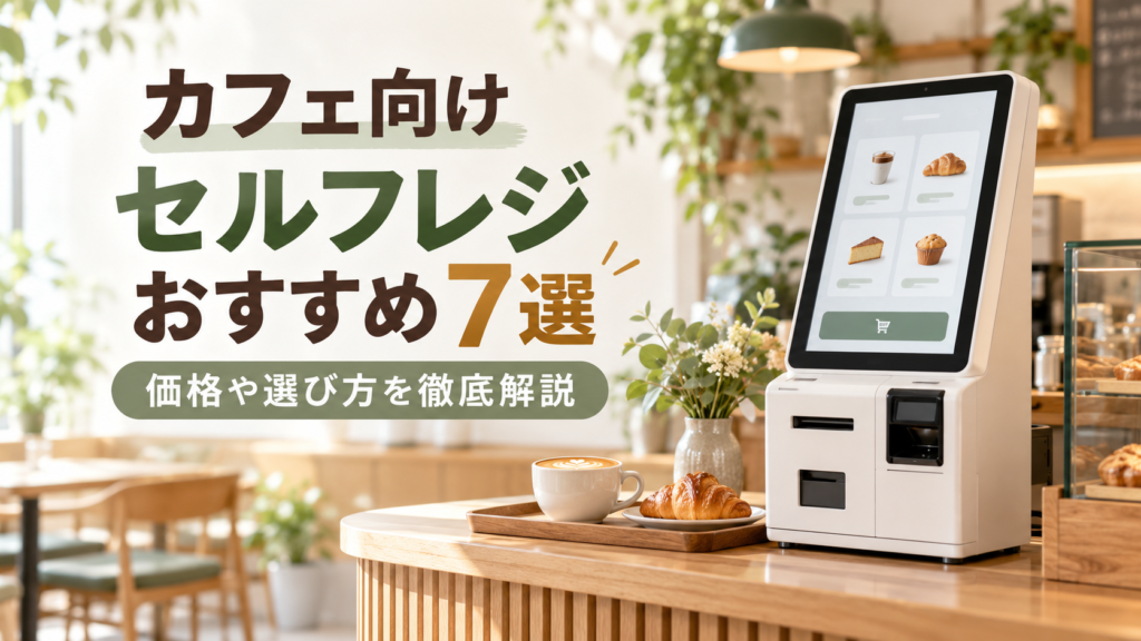 カフェ向けのセルフレジおすすめ7選｜価格や選び方を徹底解説